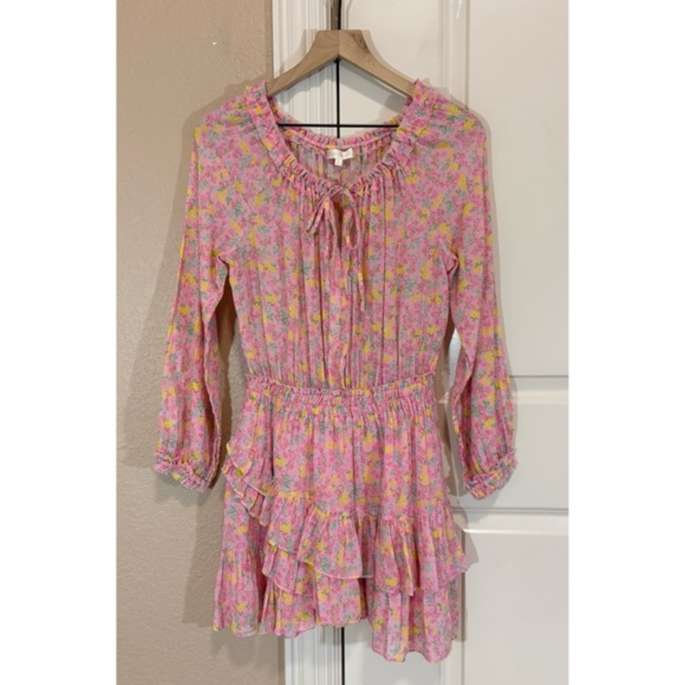 LoveShackFancy Dress Long Sleeves Floral